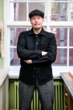 Sixpence / Flat Cap - CTH Ericson Gustav Sr Earflap Melton (sort) -Mode Hat cth 3