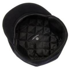 Sixpence / Flat Cap - CTH Ericson Eric Sr Melton Earflap Cap (marineblå) -Mode Hat cth eric marin 2