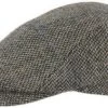 Sixpence / Flat Cap - MJM Daffy EL Virgin Wool (grå)