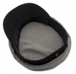 Fiddler Cap - CTH Ericson Daren Floro (sort-hvid) -Mode Hat darenfloroblack3