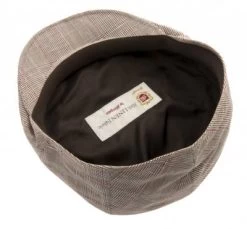 Sixpence / Flat Cap - CTH Ericson Edward Estate (brun) -Mode Hat edwardestatebrown3