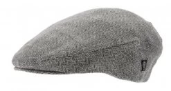 Sixpence / Flat Cap - CTH Ericson Lucas Slub (sort-hvid)