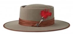 Hatte - Brixton X Fender Flood Fedora (taupe)