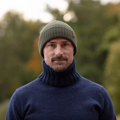 Huer - Sätila Fors Windproof Merino Wool Beanie (grøn) 2 Huer - Sätila Fors Windproof Merino Wool Beanie (grøn) - Billede 2