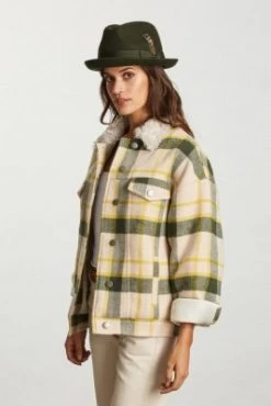 Hatte - Brixton Gain (moss) -Mode Hat gain fedora 00001 mosss 13