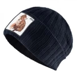Huer - Gårda Fox Beanie (sort)