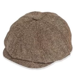 Sixpence / Flat Cap - Gårda Tywyn Herringbone (beige)