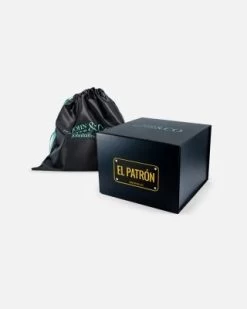 Caps - John Hatter - El Patron Corduroy - Aluminium Edition (sort) -Mode Hat giftbox 23831