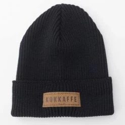 Beanies - Lemmelkaffe Glöden Merino Beanie (Sort)