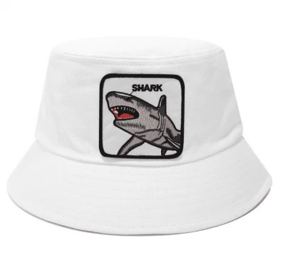 Hatte - Gårda Shark Bucket Hat (hvid) 1 Hatte - Gårda Shark Bucket Hat (hvid)