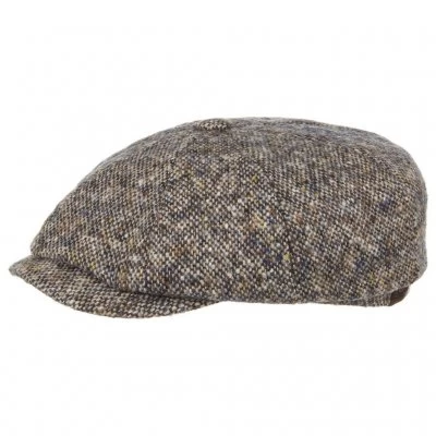 Sixpence / Flat Cap - Stetson Hatteras Donegal Tweed (blå Mix) 1 Sixpence / Flat Cap - Stetson Hatteras Donegal Tweed (blå Mix)