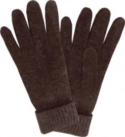 Handsker - HK Ladies Knitted Glove Wool/Angora (Brun)