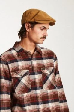 Sixpence / Flat Cap - Brixton Hooligan (khaki) 9 Sixpence / Flat Cap - Brixton Hooligan (khaki) -Mode Hat hooligan snap cap 00005 khaki 11