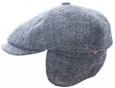 Sixpence / Flat Cap - Mayser Seven Plus Harris Tweed (grå) 2 Sixpence / Flat Cap - Mayser Seven Plus Harris Tweed (grå) - Billede 2