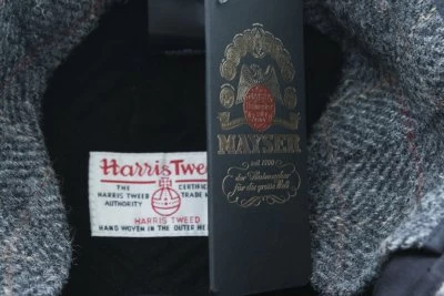 Sixpence / Flat Cap - Mayser Seven Plus Harris Tweed (grå) 3 Sixpence / Flat Cap - Mayser Seven Plus Harris Tweed (grå) - Billede 3