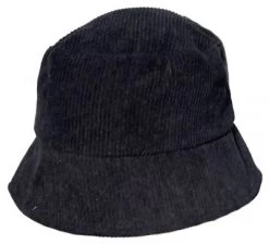 Hatte - Gårda Corduroy Bucket (sort)