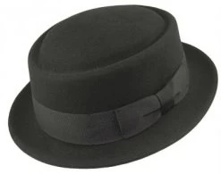 Hatte - Jaxon Crushable Pork Pie (sort)