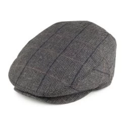 Gubbkeps / Flat Cap - Jaxon Toulouse Flat Cap (grå)