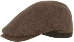 Sixpence / Flat Cap - MJM Jordan Eco Merino Wool (brun)