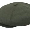Sixpence / Flat Cap - Kangol Bamboo Hawker (grå)