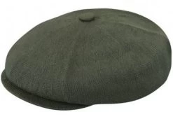 Sixpence / Flat Cap - Kangol Bamboo Hawker (grå)