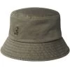 Hatte - Kangol Washed Bucket (mørkegrå)