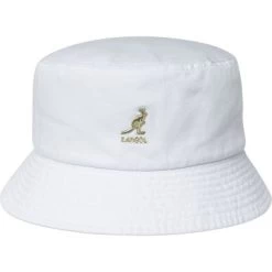 Hatte - Kangol Washed Bucket (hvid)