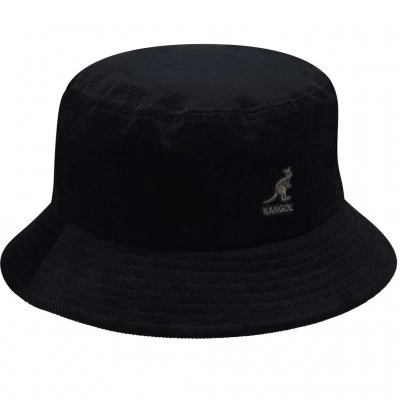 Hatte - Kangol Cord Bucket (sort) 2 Hatte - Kangol Cord Bucket (sort) - Billede 2