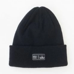 Beanies - Lemmelkaffe Shut Up Lambswool Beanie (Sort)