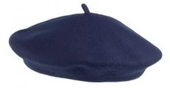 Baret - Kids Wool Fashion Beret (blå)