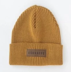 Beanies - Lemmelkaffe Glöden Merino Beanie (Gul)