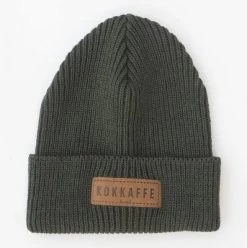 Beanies - Lemmelkaffe Glöden Merino Beanie (Grøn)