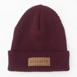 Beanies - Lemmelkaffe Glöden Merino Beanie (Rød)
