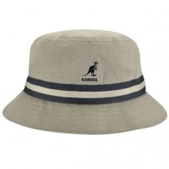 Hatte - Kangol Stripe Lahinch (grå)