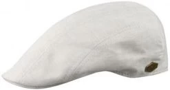 Sixpence / Flat Cap - MJM Maddy Eco Linen Mix (beige)