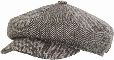 Caps - MJM Marlie Eco Wool (brun Herringbone) 2 Caps - MJM Marlie Eco Wool (brun Herringbone) - Billede 2