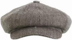Caps - MJM Marlie Eco Wool (brun Herringbone) 5 Caps - MJM Marlie Eco Wool (brun Herringbone) -Mode Hat marlieecobrun3