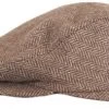 Sixpence / Flat Cap - Mayser Frankie Herringbone (brun)