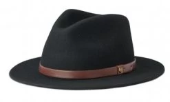 Hatte - Brixton Messer Fedora Wool (sort)