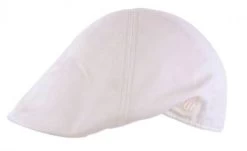 Sixpence / Flat Cap - MJM Tiel 10186 Organic Cotton (off White)