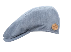Sixpence / Flat Cap - MJM Daffy-3 Organic Wool (blå)