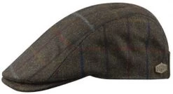 Sixpence / Flat Cap - MJM Daffy Wool/Cashmere (mørkegrøn)