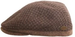 Sixpence / Flat Cap - MJM Daffy Wool (brun Check)