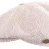 Sixpence / Flat Cap - MJM Rebel Wool/Lin/Silk (beige)