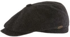 Sixpence / Flat Cap - MJM Montreal Eco Merino Wool (antracit)