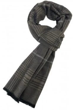 Halstørklæder - Gårda Classic Tartan Scarf (Tan)