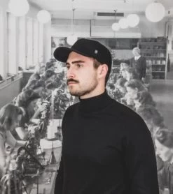 Caps - CTH Ericson Henric Melton Wool Earflap Cap (Sort) -Mode Hat namnlost 13 26864