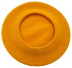 Baret - CTH Ericson Amelie Wool Beret (Mustard) -Mode Hat namnlost 15 15081