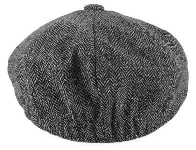 Sixpence / Flat Cap - Jaxon Baby Tweed Newsboy Cap (grå) 2 Sixpence / Flat Cap - Jaxon Baby Tweed Newsboy Cap (grå) - Billede 2
