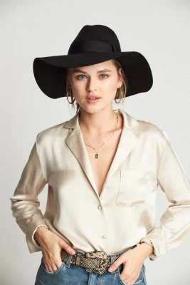 Hatte - Brixton Piper (sort) 2 Hatte - Brixton Piper (sort) - Billede 2